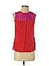 Trina Turk 100% Silk Red Sleeveless Silk Top Size P (petite) - photo 1