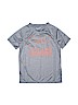 Under Armour 100% Polyester Gray Active T-Shirt Size L (youth) - photo 1