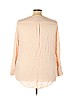 Lucky Brand 100% Rayon Pink Long Sleeve Blouse Size 3X - photo 2