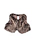 Assorted Brands 100% Polyester Gray Faux Fur Vest Size 3-6 mo - photo 1