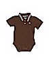 OshKosh B'gosh 100% Cotton Brown Short Sleeve Onesie 18-24 MO / 24 MO - photo 1