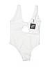 Zaful White Bodysuit Size 6 - photo 1