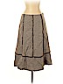 Ann Taylor LOFT Brown Silk Skirt Size 2 (petite) - photo 1