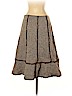Ann Taylor LOFT Brown Silk Skirt Size 2 (petite) - photo 2