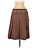 Ann Taylor LOFT Brown Casual Skirt Size 2 (petite) - photo 2
