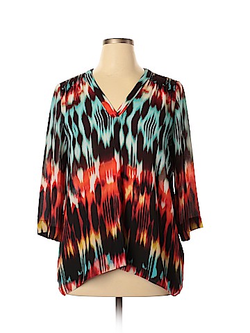 A.n.a 3/4 Sleeve Blouse (view 1)