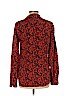Equipment 100% Silk Red Long Sleeve Silk Top Size M - photo 2