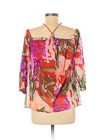 INC International Concepts 3/4 Sleeve Blouse (view 2)