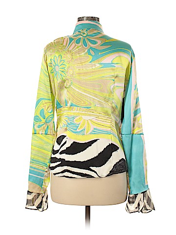 Roberto Cavalli Long Sleeve Silk Top (view 2)