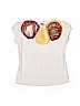 Assorted Brands Solid White Short Sleeve Top Size 130 cm / US 8 - photo 1