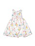 Chaps 100% Polyester Floral White Dress Size 4T - 4 - photo 1