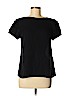 RED Valentino 100% Silk Black Short Sleeve Silk Top Size EU (IT) 44 / US 8 - photo 1