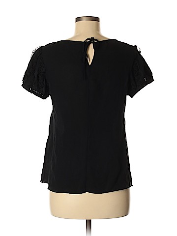 RED Valentino Short Sleeve Silk Top (view 2)