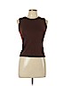 August Silk Brown Sweater Vest Size L (petite) - photo 1