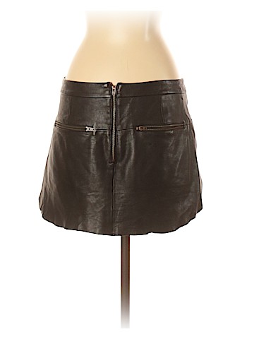 Mason Leather Skirt (view 2)