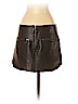 Mason 100% Lambskin Black Leather Skirt Size 4 - photo 2