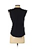Ann Taylor 100% Polyester Black Short Sleeve Blouse Size S (petite) - photo 2