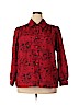 Judy Bond 100% Polyester Red Long Sleeve Blouse Size 22 - photo 1