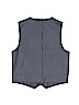 Van Heusen 100% Polyester Solid Gray Tuxedo Vest Size 6 - photo 2