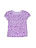 The Children's Place 100% Cotton Animal Print Purple Short Sleeve Top Size 4 - photo 1