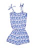Justice 100% Rayon Blue Romper Size 18 - photo 1
