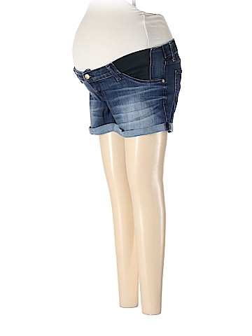 BeMaternity by Ingrid & Isabel Denim Shorts (view 1)