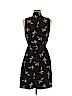 Ann Taylor 100% Polyester Black Casual Dress Size 6 (petite) - photo 2
