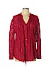 Style&Co Red Long Sleeve Button-Down Shirt Size XL (petite) - photo 1