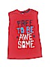 Assorted Brands Graphic Red Sleeveless T-Shirt Size 6 - 7 - photo 1