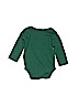 Carter's 100% Cotton Green Long Sleeve Onesie Size Newborn - photo 2