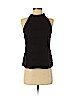 Vince. 100% Silk Black Sleeveless Silk Top Size 2 - photo 1