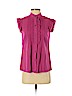 Trina Turk 100% Cotton Pink Short Sleeve Blouse Size P (petite) - photo 1