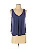Express 100% Polyester Blue Sleeveless Blouse Size S (petite) - photo 1