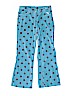 Mini Boden Polka Dots Teal Fleece Pants Size 9 - 10 - photo 1