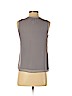 Ann Taylor LOFT 100% Polyester Gray Sleeveless Top Size S (petite) - photo 2