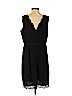 Ann Taylor LOFT 100% Nylon Black Cocktail Dress Size 12 (petite) - photo 2