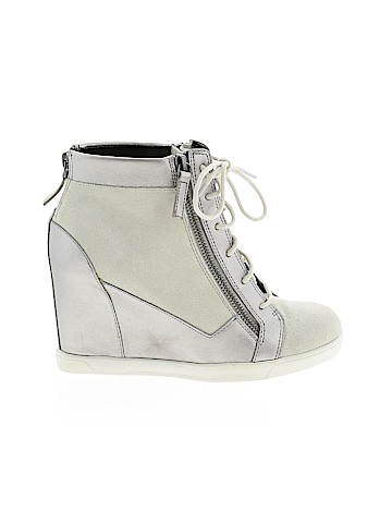 Gray Saks Fifth Avenue Sneakers (view 1)