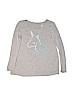 Justice Gray Long Sleeve T-Shirt Size 14 - photo 1
