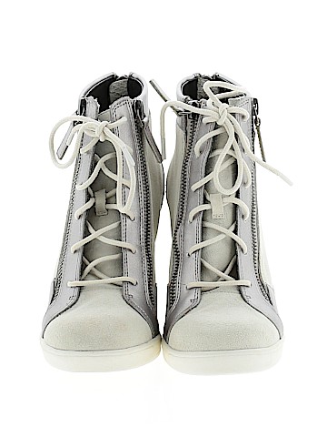 Gray Saks Fifth Avenue Sneakers (view 2)