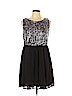 Pinky 100% Polyester Silver Cocktail Dress Size L - photo 1
