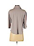 Michael Stars 100% Cotton Gray 3/4 Sleeve Button-Down Shirt One size - photo 2