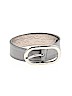 MICHAEL Michael Kors 100% Leather Metallic Silver Leather Belt Size M - photo 1