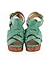 Joan & David Green Wedges Size 8 - photo 2