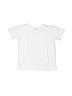Carter's 100% Cotton Solid White Short Sleeve T-Shirt Size 6 - 7 - photo 1