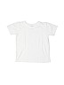 Carter's 100% Cotton Solid White Short Sleeve T-Shirt Size 6 - 7 - photo 1