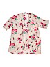 Lularoe 100% Polyester Floral Tan Kimono Size M (youth) - photo 1