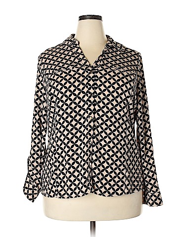 Dana Buchman Long Sleeve Blouse (view 1)