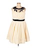 Chi Chi London 100% Polyester Ivory Cocktail Dress Size 20 - photo 1