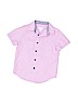 Cat & Jack Pink Short Sleeve Button-Down Shirt Size 4 - 5 - photo 1