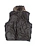 Sugarfly 100% Polyester Brown Faux Fur Vest Size L (youth) - photo 2